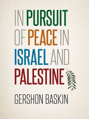 cover image of In Pursuit of Peace in Israel and Palestine